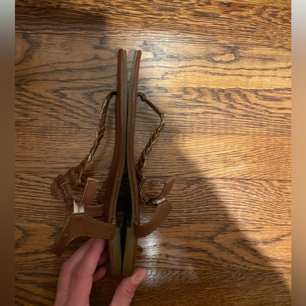Zoey Gold Braided Sandal - Picture 6 of 9